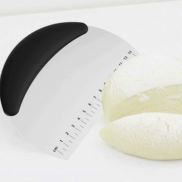 Rostfritt stål bakning deg skärare deg skrapa
