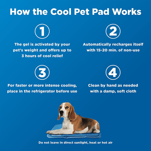 Ice pad för husdjur, cool pad för hundar i sommar kennel pad