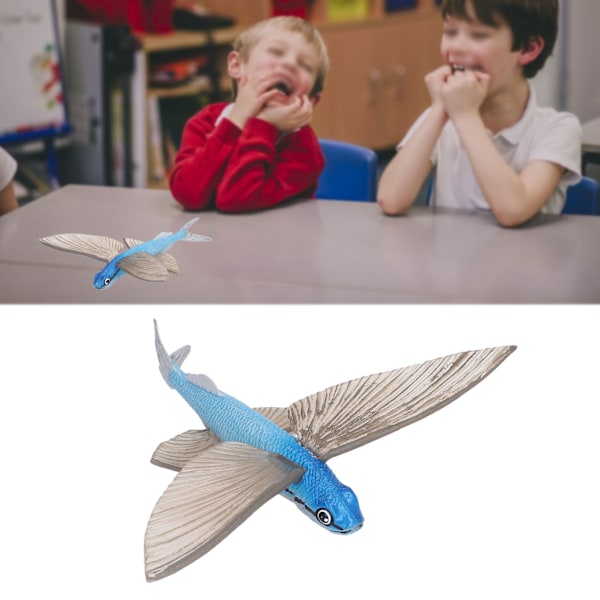 Flygande fiskmodell utsökt design handmålad teknik perfekt present havsdjur leksak