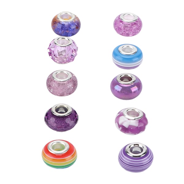 27 st stora hål pärlor 5 mm diameter Flera stilar Utsökt utseende Vacker färg DIY pärla tillbehör Typ C