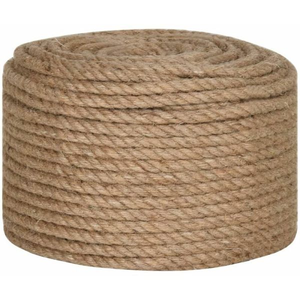 Jute rep 50 m lång 10 mm tjock