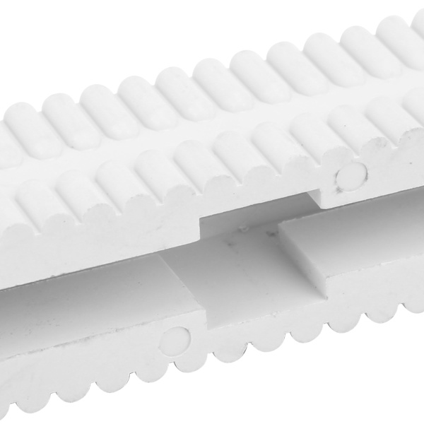 8 tum lättvikts surfbräda fenbox PVC longboard wakeboard fenbox stor svans roder slitsar vit