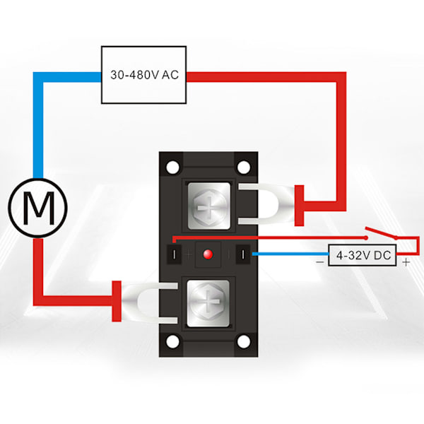 BEM Professional Solid State Relay Flamskyddande Industriell Elektrisk Utrustning H5350Z