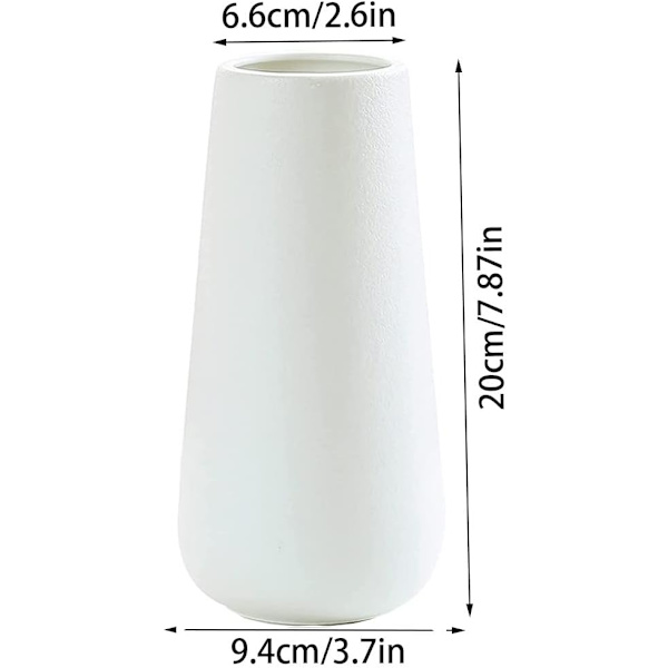 Vita keramiska vaser, designer vit vas, modern keramisk vas, designer dekorativ vas, dekorativ blomvas, modern vas för heminredning vardagsrum