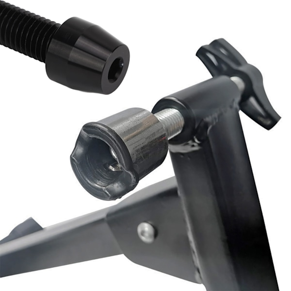 Cykelnav Bakre Navaxel Tvåstegsdesign Justerbar Längd CNC-bearbetning Aluminiumlegering Cykelnav Bakre Axel för Mountainbikes
