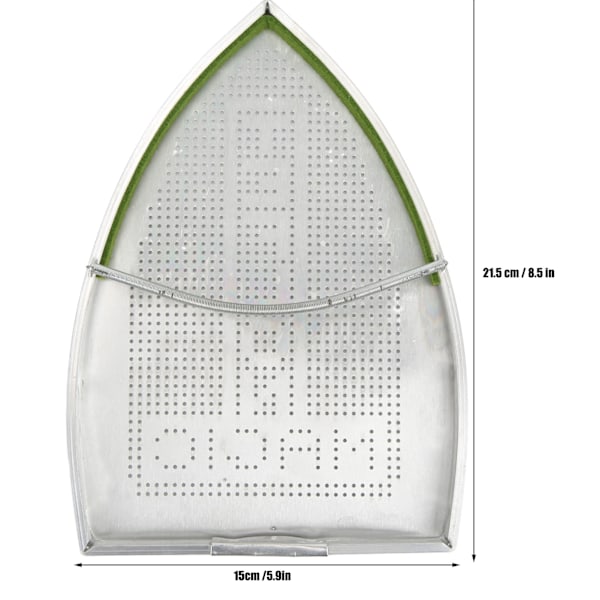 Strykjärnssula i tjock design av järn 21,5x15cm/8,5x5,9in Specialbelagd aluminiumstryksula för att skydda tygets glans