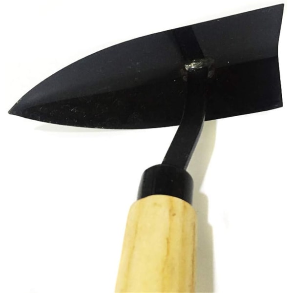 Planteringshacka, Stålhuvud, Trähandtag, Hacka, Ogräsrensning, Spade, Jord, Grävning, Handverktyg