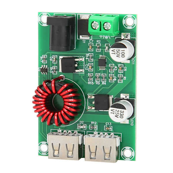 Dubbel USB-utgång Buck-modul Spänningsomvandlare Reducerare Regulator Reduceringskort XHM224