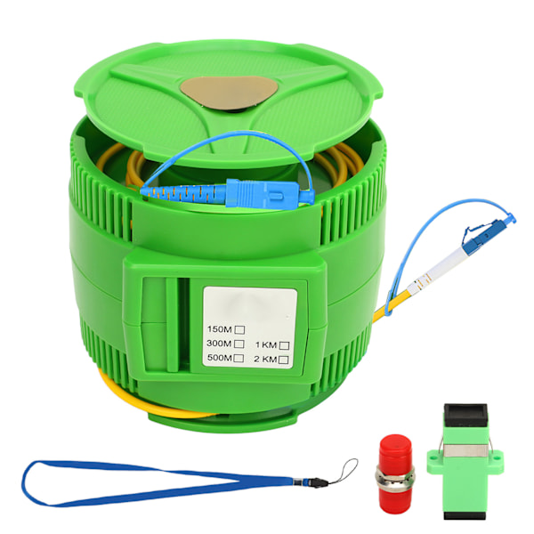 OTDR-lanseringssladdbox Optisk Fiber Eliminator SM Singlemode SCUPC till LCUPC Testverktyg 500 meter
