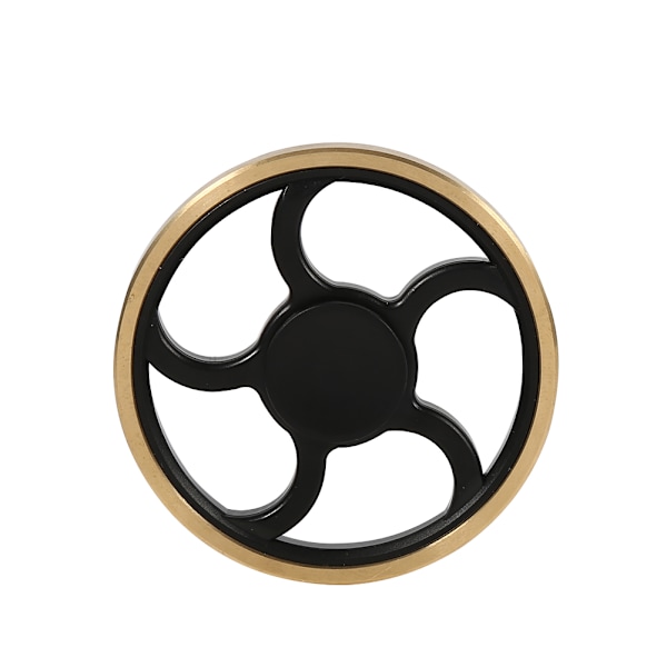 Stress Relief Fidget Spinner, Slitstarkt Bekvämt Bronsmaterialskal och Rostfritt Stållager, Trendig Rund Hjulformad Design, Snabb