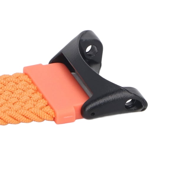 Vävd Nylon Klockarmband Tvättbart Justerbar Storlek Snabbkoppling Klockarmband för Suunto Ambit 1 2 2S 2R 3 Sport 3 Peak Orange