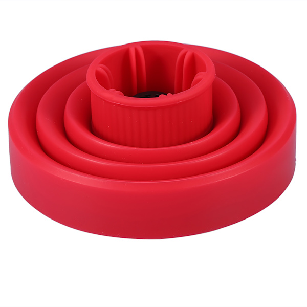 Ny vikbar hårfön hårtork diffusorkåpa styling frisörverktyg (röd)