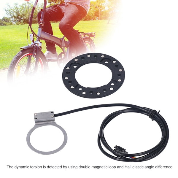 Cykelkraftpedal Assist Sensor Dammtät Kompakt Dubbel Magnetkrets Lätt Puls Booster Sensor