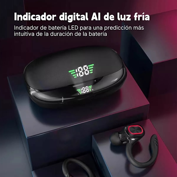 Bluetooth Sport Hörlurar In-Ear med Öronkrokar