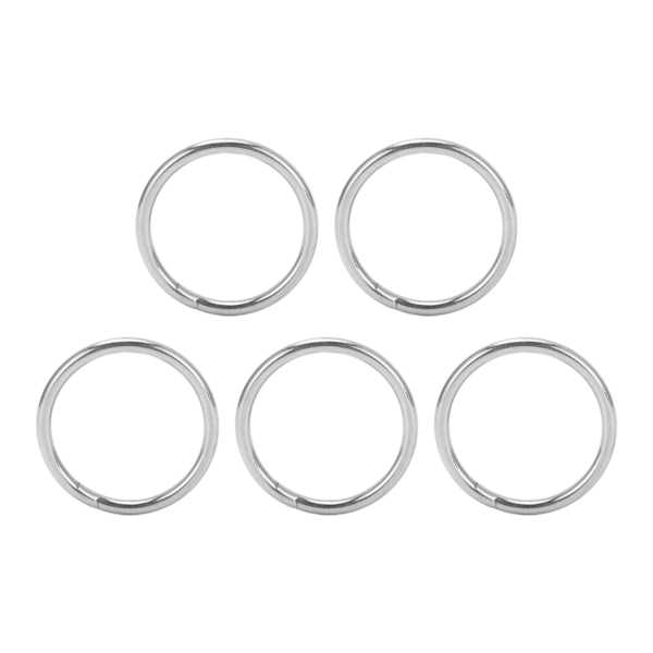 5 st rostfria O-ringar 3 mm Flerfunktionshårdvaruringar för marinbåtbagage 3x 40 mm / 0,1x1,6 tum