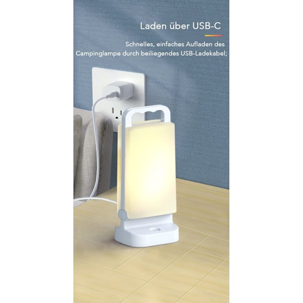 Anpassningsbar Bordslampa, Barnvänlig Batteridriven Lampa För Barnrum Och Barnkammare, Kanindesign, Lätt Att Fälla Ut Eller Ihop