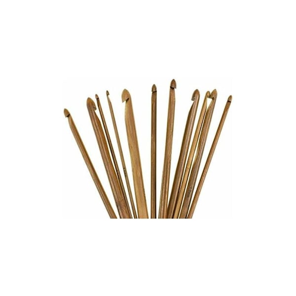 Hantverksmässig Bambu Hantverkskit, Vävning av Filtar Mattor Hattverktyg, Tröjstickningsverktyg med Djupa Spetsar och Smidig Lättviktsdesign, Gåva för