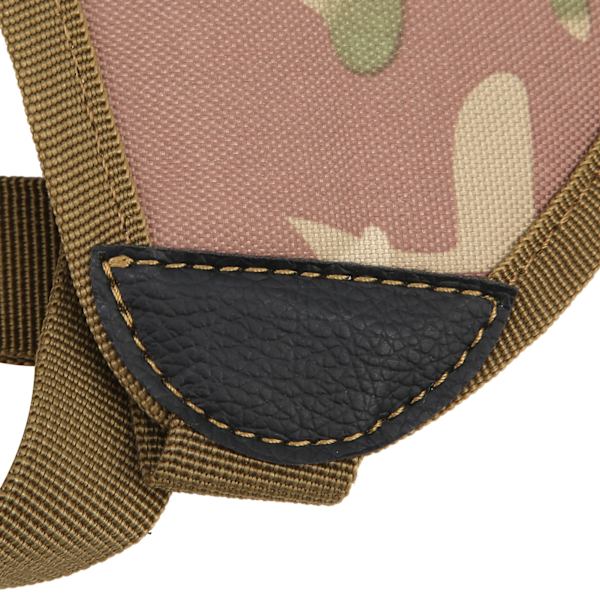 Utomhus Axelväska Universell Dubbla Axelremmar Multifunktionell Nylon Tillbehörsväska (Ljus Armégrön Kamouflage)