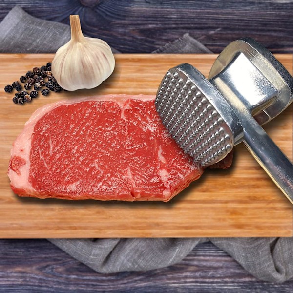 Stor köttmörningshammare. Praktisk design köttklubba/köttbankare verktyg för att bryta ner segt kött effektivt.