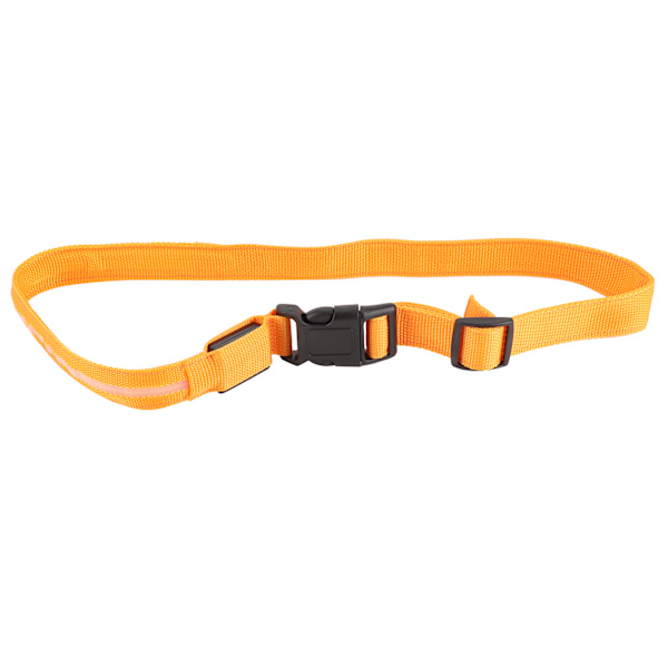 Polyester LED Reflexbälte Midjeband Ljus Varning Ljus Säkerhet för Utomhuslöpning Orange