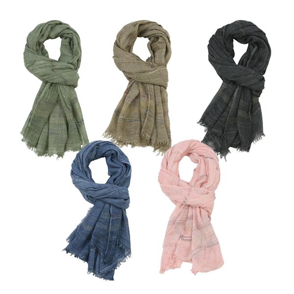 Höst Vinter Herr Bomullsscarf, Herr Halsduk Basic Scarf