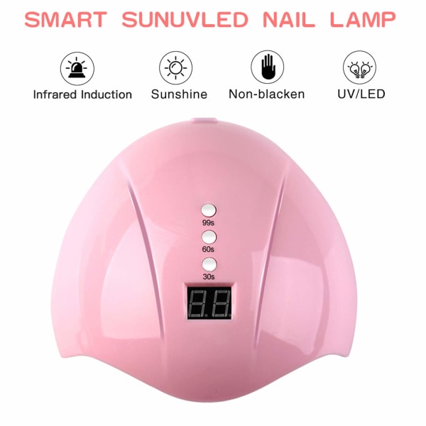 12 st 36W UV-nagellampa startset manikyr gel nagelstudio set komplett för professionella artister eller nybörjare