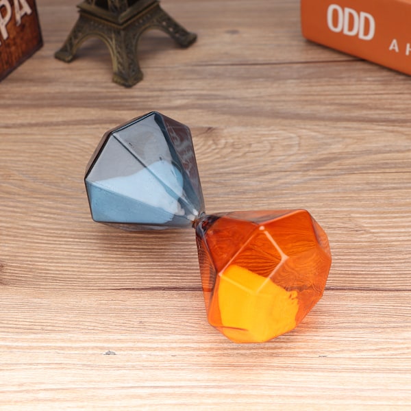 Innovativ diamantformad timglas sandklocka sandtimer 5 minuter sandglas skrivbordsdekor