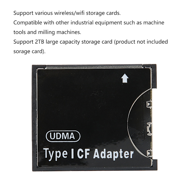 Lagringskortsadapter till CF-adapterstöd Trådlöst WIFI 2TB Kamerakort TYP I Gränssnitt för Canon