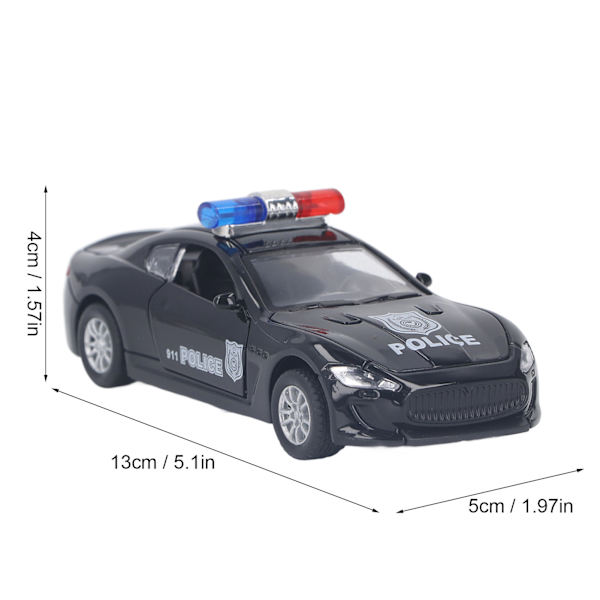 Friktonsdriven bil leksak fordon dra tillbaka 1:32 Diecast fordon bil för pojkar småbarn och barn typ 1