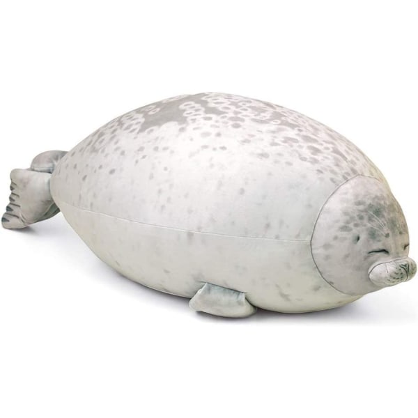 Blob Seal Kudde Söt Chubby Seal Plyschleksak Gosedjur 30cm
