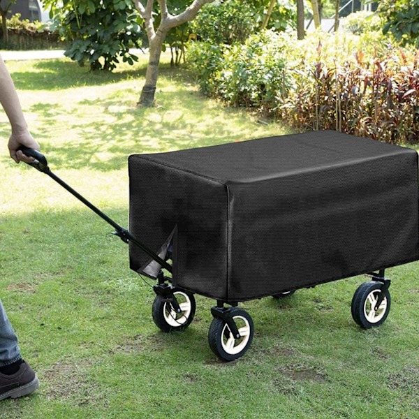 Vattentätt Vagnskydd Professionellt Dammtätt Skyddande UV-beständigt Fällbart Vagnregnskydd för Utomhuscamping Trädgård 137x56x61cm /