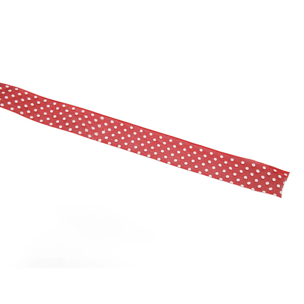 100 meter 1 tum Chiffonband Prickig Chiffon Satin för inslagning Dekoration Bröllop Födelsedag Bukett Girlang Röd
