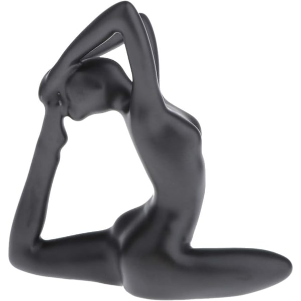 Statyer Skulpturer, Keramiska Flickfigurer Abstrakt Yoga Modell Kvinnofigurer Prydnader Skrivbord