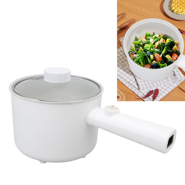Elektrisk kokare med överhettningsskydd, non-stick-beläggning för säker och mångsidig matlagning i alla miljöer