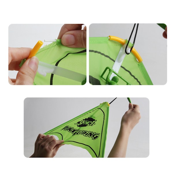 Delta Kite - Extremt lätt att flyga Ejector Kite Handheld Cartoon Outdoor Sports Kite för barn, vuxna och nybörjare