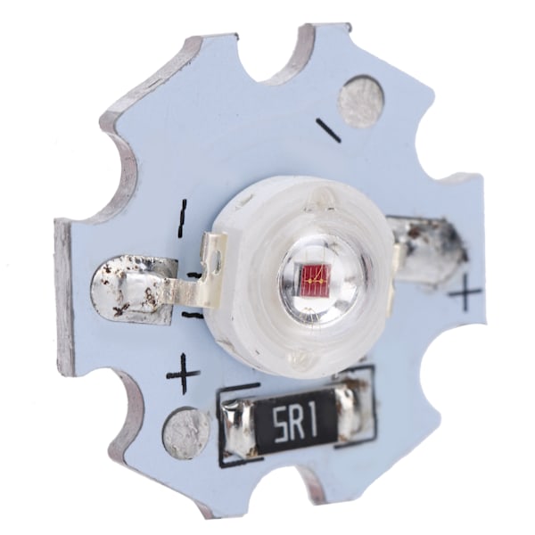 25 st 5V LED-chips 200LM 3W LED-lampor med hög effekt för DIY-belysningsarmaturer Rött ljus 620-625NM