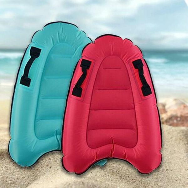2-pack uppblåsbar surfbräda med handtag, flytande poolleksaker för barn, bärbar surfbräda, hjälpmatta för strand, surfing, simning, sommar, etc WHWY