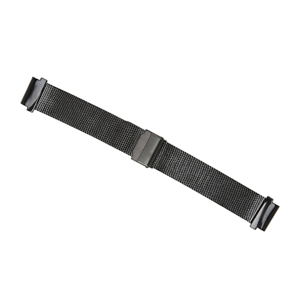 20mm klockarmband i rostfritt stål, smart sportklockarmband, ersättningsband för Garmin Fenix 7S 6S 5S, svart