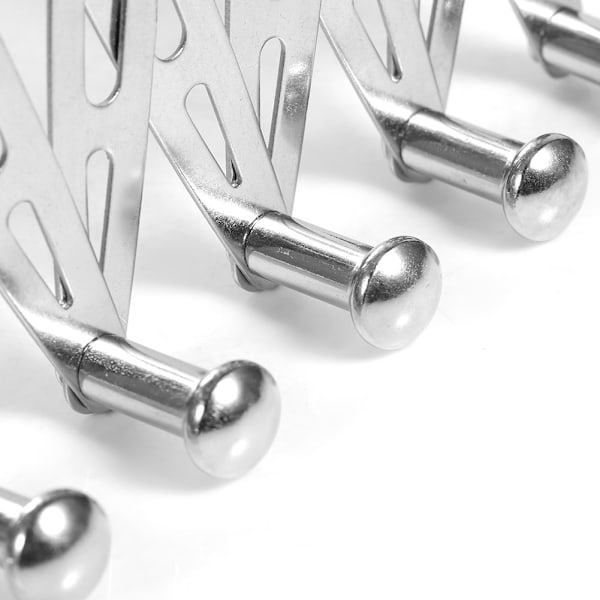 Utrymmesbesparande torkställning för multifunktionell köksapparat, diskställ i rostfritt stål med justerbar hopfällbar design och brett användningsområde