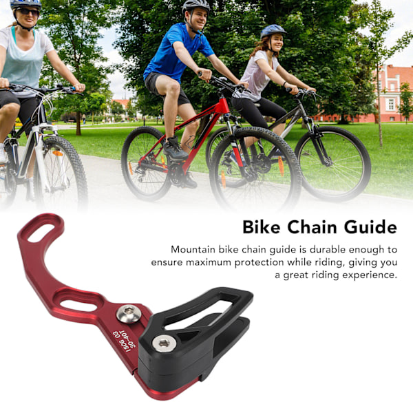 Cykelkedjeguide Professionell Singelskiv Aluminiumlegering Montering Cykelkedjeskydd för Cykeltillbehör