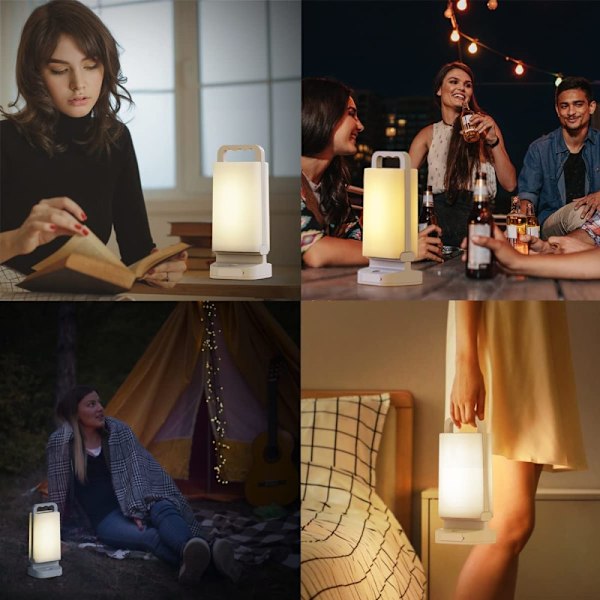 Anpassningsbar Bordslampa, Barnvänlig Batteridriven Lampa För Barnrum Och Barnkammare, Kanindesign, Lätt Att Fälla Ut Eller Ihop