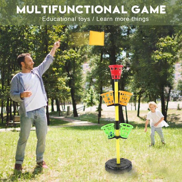 Gräsmatta Sandbag Toss Spel Kastspel Sandbag Set Barn Inomhus Utomhus Bakgårdsspel