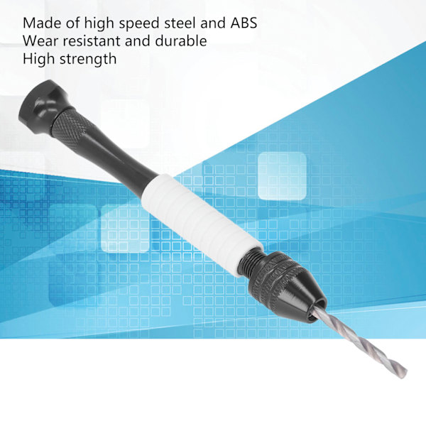 49 st/set handborr set med hög hastighet stål ABS twist borr bit för trä plast gummi