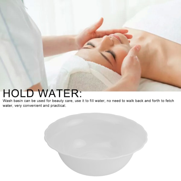 10 st skönhetssalong spa tvättställ professionell plast ansikte hand hudvård tvättställ för handduk blötläggning