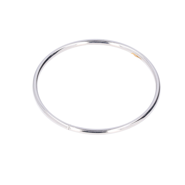 50 st metallringar slitstarka utsökta multifunktionella slitstarka blekningsfria metall O-ringar för väska kläder pärlor 60x3mm
