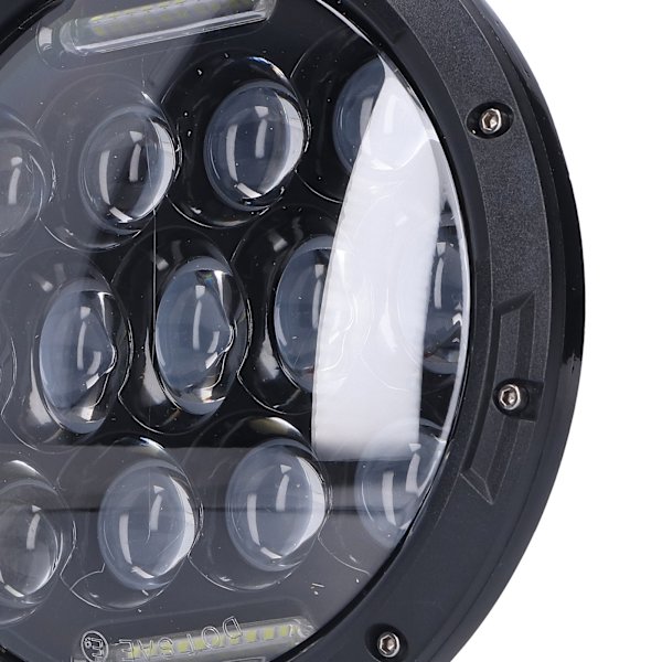 7 tum 12V LED Motorcykelstrålkastare 6000K 3000LM Vattentät Strålkastare Universal Passform för Jeep Wrangler