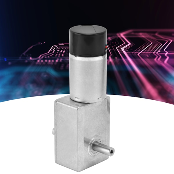 DC-maskinskruvsmotor 15mm Dubbelaxel Hastighetsreduceringsdrivanordning med Encoder JGY‑370DC12V 6RPM