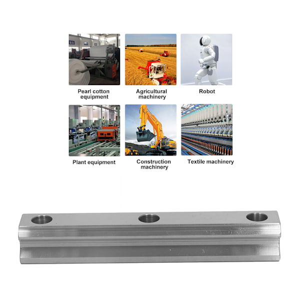 Linjärstyrningsskena 250mm Rörelseprodukter för CNC-maskin DIY-projekt Mekanisk transmission HGH45