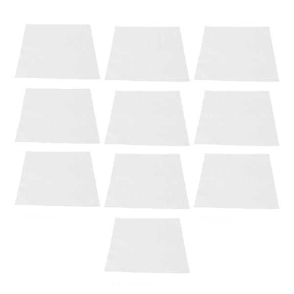 Broderikanvasark, Mesh Perming Papper för DIY Korsstygnsprojekt, Vit, 30x30cm, Bekväm & Mjuk, Robust & Hållbar, Vikbar för Enkel Förvaring