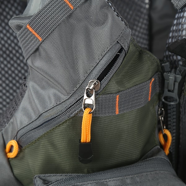 Justerbar nylon fiskeväst utomhus andningsbar mesh väst jackor med fickor